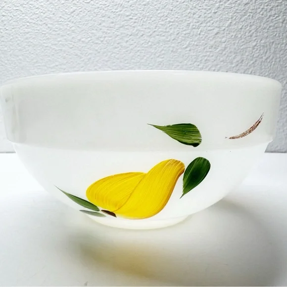 Vintage Fire King Gay Fad Fruit Painted Nesting Bowls - Picture 10 of 14